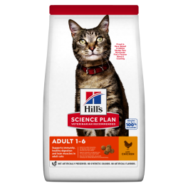 HILL'S Science Plan Feline Adult Optimal Care Chicken 15 kg