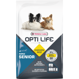 VERSELE-LAGA Opti Life Senior Mini dla starszych psów ras małych Drób 7,5 kg