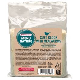 VERSELE-LAGA Menu Nature Blok tłuszczowy z suszonymi mącznikami 300g pokarm dla dzikich ptaków