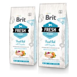 BRIT Fresh fish with pumpkin adult large 24 kg (2 x 12 kg)