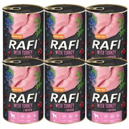 RAFI Turkey z indykiem mokra karma dla psa 6x400 g