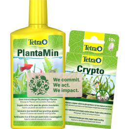 TETRA nawóz dla roślin akwariowych PlantaMin 500 ml + Crypto 10 tabl. nawóz dla roślin i korzen GRATIS