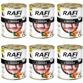 RAFI Classic z drobiem 6x800 g mokra karma dla psa