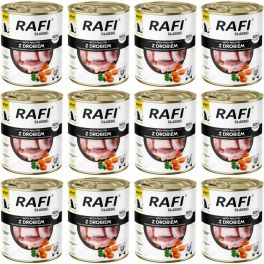 RAFI Classic z drobiem 12x800 g mokra karma dla psa