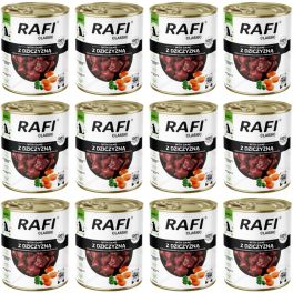 RAFI Classic z dziczyzną 12x800 g mokra karma dla psa
