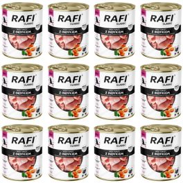 RAFI Classic z indykiem 12x800 g mokra karma dla psa
