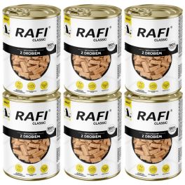 RAFI Classic Drób w sosie 6x1240 g mokra karma dla psów wszystkich ras