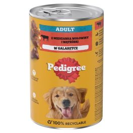 PEDIGREE Adult puszka 1200g mokra karma pełnoporcjowa dla dorosłych psów z wołowiną w galaretce