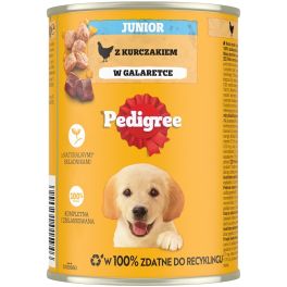 PEDIGREE Junior 400g mokra pełnoporcjowa karma dla dorastających psów z kurczakiem w galaretce