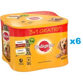 PEDIGREE Adult 24x400 g mokra pełnoporcjowa karma dla dorosłych psów w galaretce z kurczakiem i wołowiną