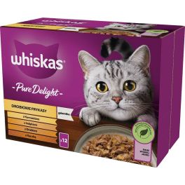 WHISKAS Adult saszetka 12x85g Drobiowe Frykasy mokra karma dla dorosłych kotów w galaretce z: kurczakiem, indykiem, drobiem, kaczką