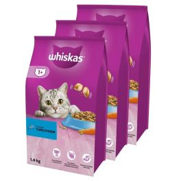 WHISKAS Adult 3x1,4 kg sucha karma pełnoporcjowa dla dorosłych kotów z pysznym tuńczykiem