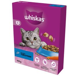 WHISKAS Adult 300g sucha karma dla dorosłych kotów z pysznym tuńczykiem