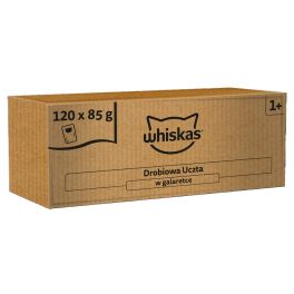 WHISKAS Adult Drobiowa Uczta 120x85 g mokra karma pełnoporcjowa dla dorosłych kotów w galaretce