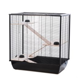 INTERZOO Frodo + Wood Klatka dla gryzoni 78 cm czarna
