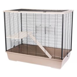 INTERZOO Freddie + Wood eko Klatka dla gryzoni 100 cm mokka
