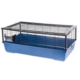 INTERZOO Bunny 100 Small Klatka dla gryzoni 100 cm ciemno-niebieska