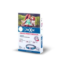 FREXIN Obroża przeciwko kleszczom i pchłom dla psa 55 cm M-L