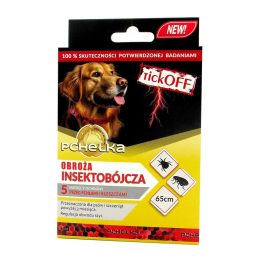 PCHEŁKA TickOff Obroża insektobójcza dla psa 65 cm