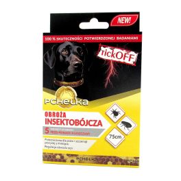 PCHEŁKA TickOff Obroża insektobójcza dla psa 75 cm