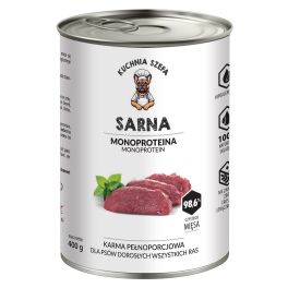 KUCHNIA SZEFA Sarna Monoproteinowa karma dla psów wszystkich ras 400 g
