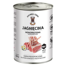 KUCHNIA SZEFA Jagnięcina Monoproteinowa karma dla psów wszystkich ras 400 g
