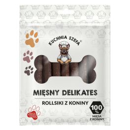 KUCHNIA SZEFA Mięsny Delikates Rollsy z Koniny 50 szt. przysmaki dla psów