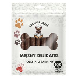 KUCHNIA SZEFA Mięsny Delikates Rollsy z Sarny 7 szt. przysmaki dla psów