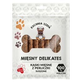 KUCHNIA SZEFA Mięsny Delikates Kaski Misne z Perliczki 7 szt. suszone przysmaki dla psów