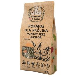 KUCHNIA SZEFA Futrzaki i SpĂłĹ‚ka BezzboĹĽowy pokarm dla KrĂłlika miniaturki Junior 750g
