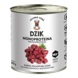 KUCHNIA SZEFA Monoproteina Dzik 800g mokra karma dla psów