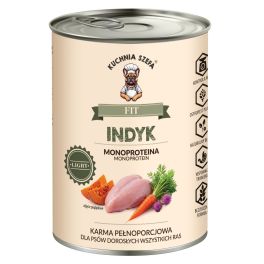 KUCHNIA SZEFA Fit Indyk 400 g niskotłuszczowa, monoproteinowa karma dla psów wszystkich ras
