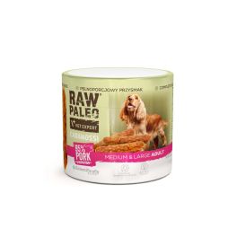 RAW PALEO Cabanossi Pork Medium Large 100g wieprzowina, półwilgotna pełnoporcjowa karma w formie kiełbasek dla psów