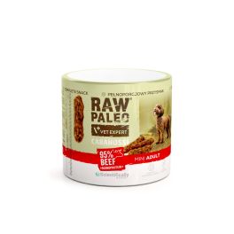 RAW PALEO Cabanossi Beef Mini 100g wołowina, półwilgotna pełnoporcjowa karma w formie kiełbasek dla psów