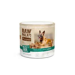 RAW PALEO Olympic Duck Medium Large 90g kaczka, hipoalergiczny monoproteinowy przysmak treningowy dla psów
