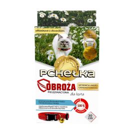 PCHEŁKA Obroża pielęgnacyjna z dzwoneczkiem dla kota 30 cm