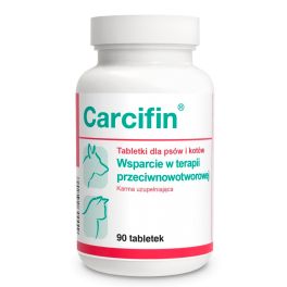 DOLFOS Carcifin 90 tabl. wsparcie w terapii przeciwnowotworowej tabletki dla psa i kota