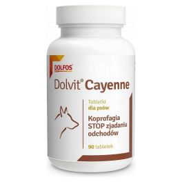 DOLFOS Dolvit Cayenne 90 tab. przeciw zjadaniu odchodów