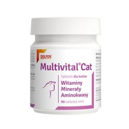 DOLFOS Multivital Cat 90 tabl mini witaminy i minerały dla kotów