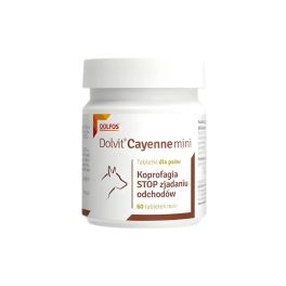 DOLFOS Dolvit Cayenne mini 60 tabl. tabletki dla psów zapobiegające zjadaniu odchodów
