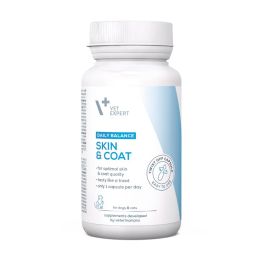 VET EXPERT Skin&Coat Skóra i Sierść Suplement diety dla psa i kota 30 kapsułek