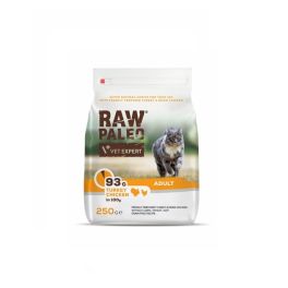 VET EXPERT Raw Paleo Adult Cat Turkey&Chicken dla dorosłych kotów indyk, kurczak 250 g