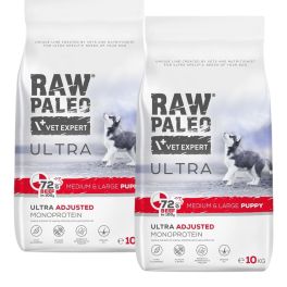 RAW PALEO Ultra Beef Medium&Large Puppy 2x10kg dla szczeniąt ras średnich i dużych wołowina