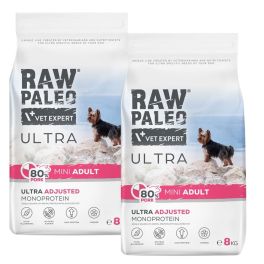 RAW PALEO Ultra Pork Mini Adult 2x8kg dla psów dorosłych ras małych wieprzowina