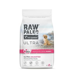 RAW PALEO Ultra Pork Medium&Large Puppy 2kg dla szczeniąt ras średnich i dużych wieprzowina
