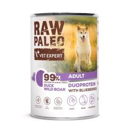 RAW PALEO Duck Boar Adult 400g karma mokra kaczka z dzikiem dla psów