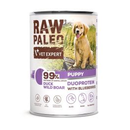 RAW PALEO Duck Boar Puppy 400g karma mokra kaczka z dzikiem dla szczeniąt