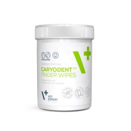 VET EXPERT Caryodent Finger Wipes 50 szt. czyściki do zębów dla psa i kota
