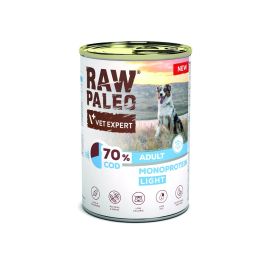 RAW PALEO Monoprotein Light Cod Adult 400g dorsz, karma morka dla psów