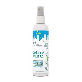 VET EXPERT Detox Care Pure White Conditioner 150 ml odżywka bez spłukiwania dla psów i kotów o jasnej sierści